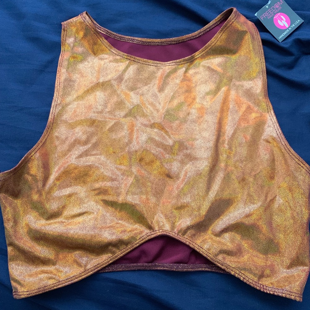 Freedom Rave wear crop top